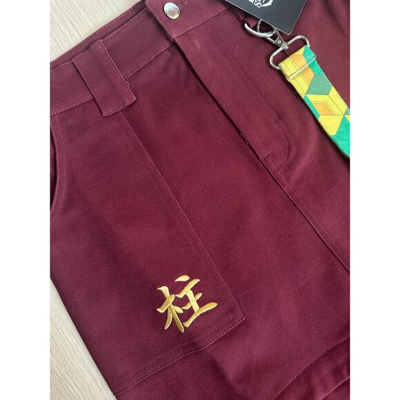 Demon Slayer GIYU TOMIOKA CONVERTIBLE CARGO SKIRT - Size S - Picture 3 of 11